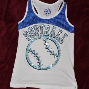 Girl's Softball tank & short set